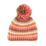 "The Sophia" Stripe Knit Winter Hat, Multicolored │ Winter Outerwear │ Style House Design Studio