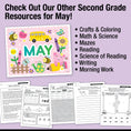 Load image into Gallery viewer, Printable Second Grade May Daily Heart Words

