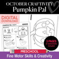 Load image into Gallery viewer, Printable Pumpkin Pal Craft
