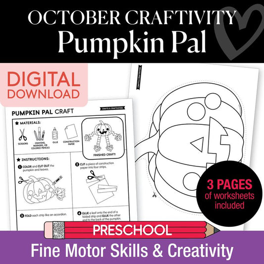 Printable Pumpkin Pal Craft