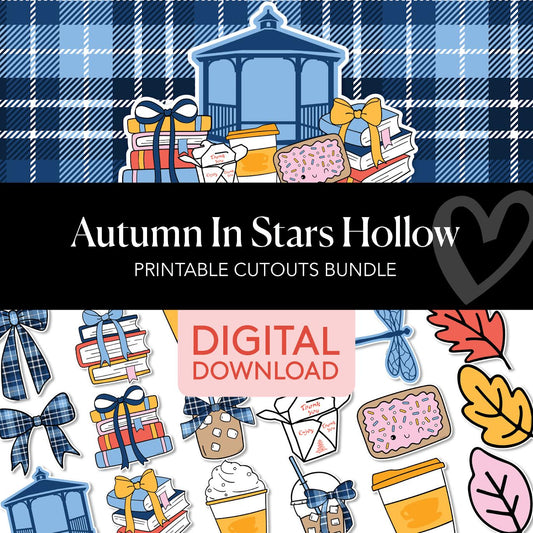 Printable Fall Cutouts Bundle | Autumn In Stars Hollow