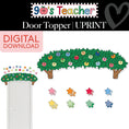 Load image into Gallery viewer, Printable Retro Apples Door Topper | 90s Teacher
