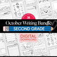 Load image into Gallery viewer, Printable Second Grade October Writing Bundle
