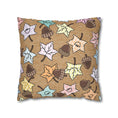 Load image into Gallery viewer, Pastel Leaves & Acorns Kraft Paper Classroom Pillow Cover | A Year In Pastel
