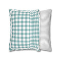 Load image into Gallery viewer, Heritage Teal Gingham Classroom Pillow Cover | Miss Honey's Cottage Classroom
