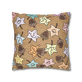 Load image into Gallery viewer, Pastel Leaves & Acorns Kraft Paper Classroom Pillow Cover | A Year In Pastel

