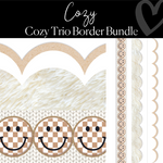 Cozy Trio Border Bundle | Bulletin Board Borders | Schoolgirl Style