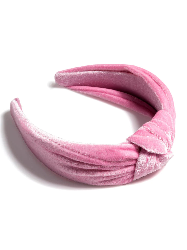 Knotted Velvet Headband, Pink │ Clothing │ Style House Design Studio ...