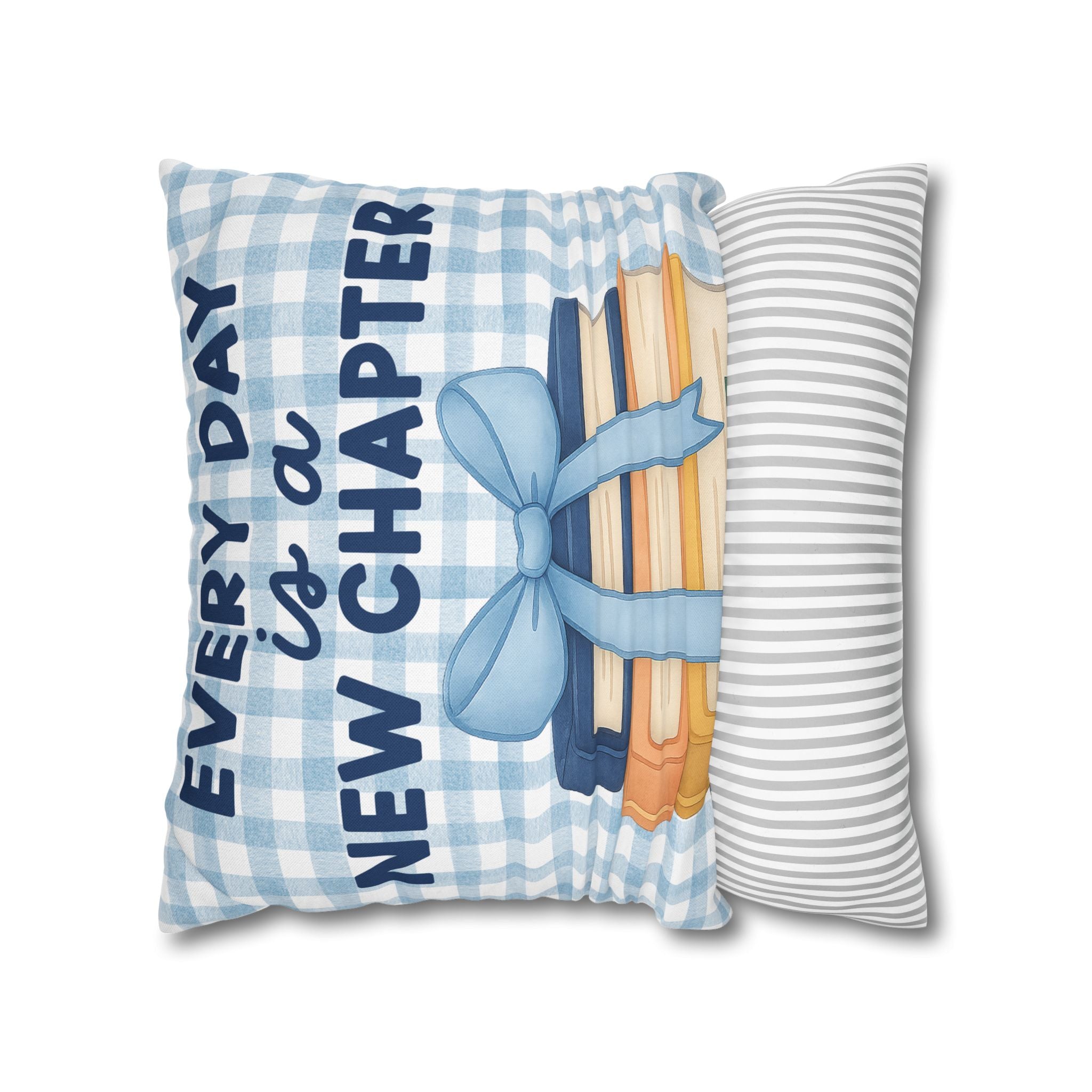 Every Day Is a New Chapter Classroom Pillow Cover | Stars Hollow Schoolhouse