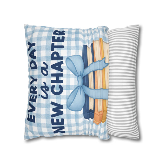 Every Day Is a New Chapter Classroom Pillow Cover | Stars Hollow Schoolhouse