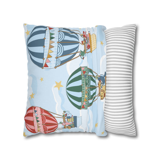 Circus Hot Air Balloon Classroom Pillow Cover | Storybook Circus