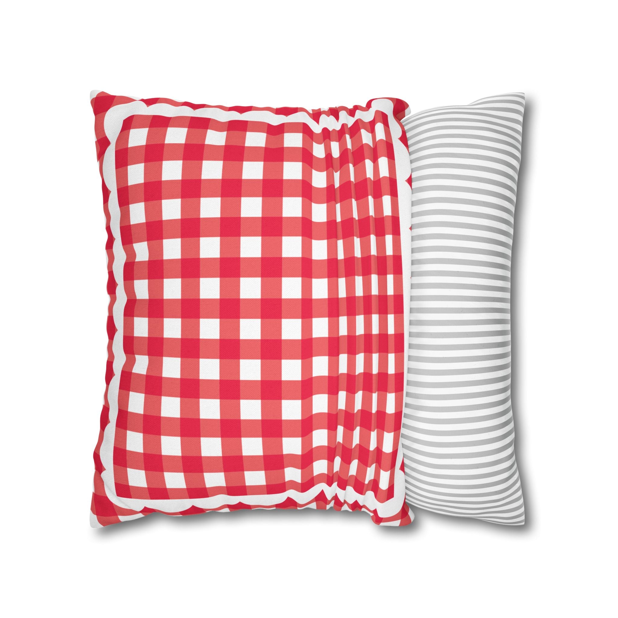 Red Gingham Classroom Pillow Cover | 90s Teacher