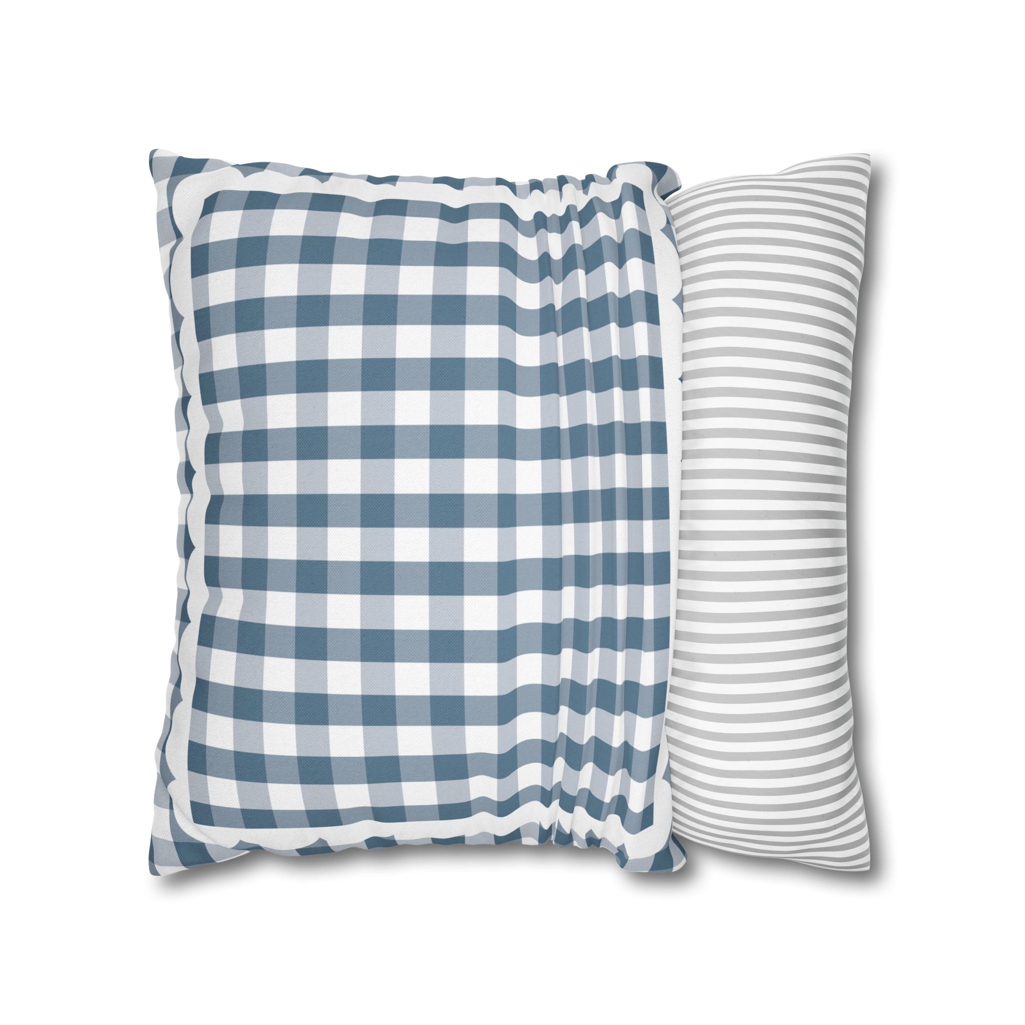Navy Blue Gingham Classroom Pillow Cover | Stars Hollow Schoolhouse