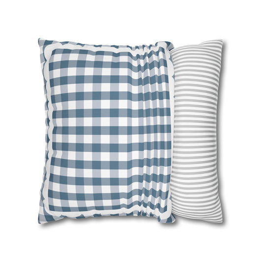Navy Blue Gingham Classroom Pillow Cover | Stars Hollow Schoolhouse