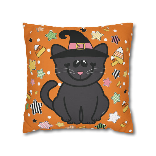 Halloween Kitty Cutie Classroom Pillow Cover | 90s Teacher
