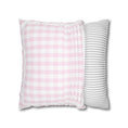 Load image into Gallery viewer, Petal Pink Gingham Classroom Pillow Cover | Miss Honey's Cottage Classroom
