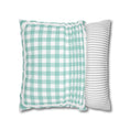 Load image into Gallery viewer, Mint Pastel Gingham Classroom Pillow Cover | A Year In Pastel
