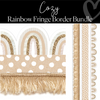 Rainbow Fringe Border Bundle | Bulletin Board Borders | Schoolgirl Style