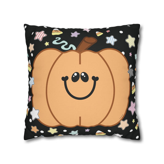 Pastel Pumpkin Cutie Halloween Classroom Pillow Cover | A Year In Pastel
