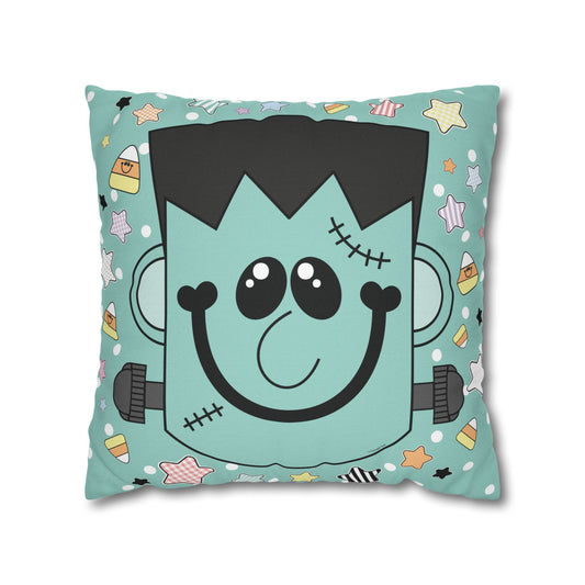 Sweet Little Pastel Frankie Halloween Classroom Pillow Cover | A Year In Pastel