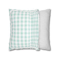 Load image into Gallery viewer, Meadow Mist Gingham Classroom Pillow Cover | Miss Honey's Cottage Classroom
