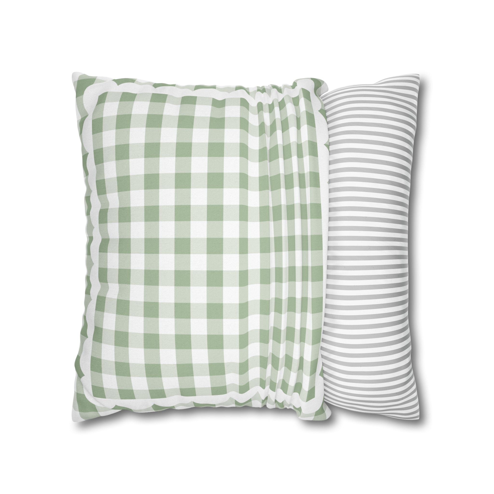 Eucalyptus Gingham Classroom Pillow Cover | Miss Honey's Cottage Classroom