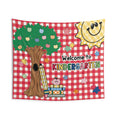 Load image into Gallery viewer, Welcome to Kindergarten Classroom Wall Tapestry | 90s Teacher

