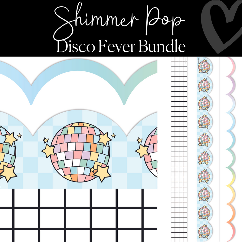 Disco Fever Border Bundle | Bulletin Board Borders | Schoolgirl Style