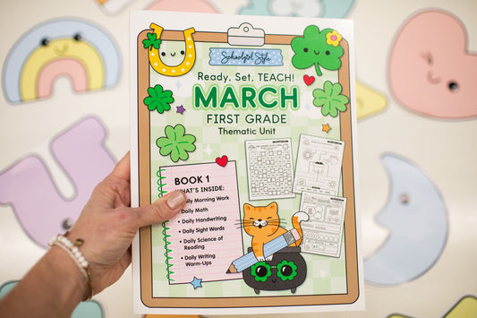Ultimate First Grade March Thematic Unit Bundle