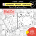Load image into Gallery viewer, First Grade September Thematic Unit Bundle
