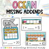 Ocean Missing Addends Math Center | 5, 10, and 20 Frames | End of the Year