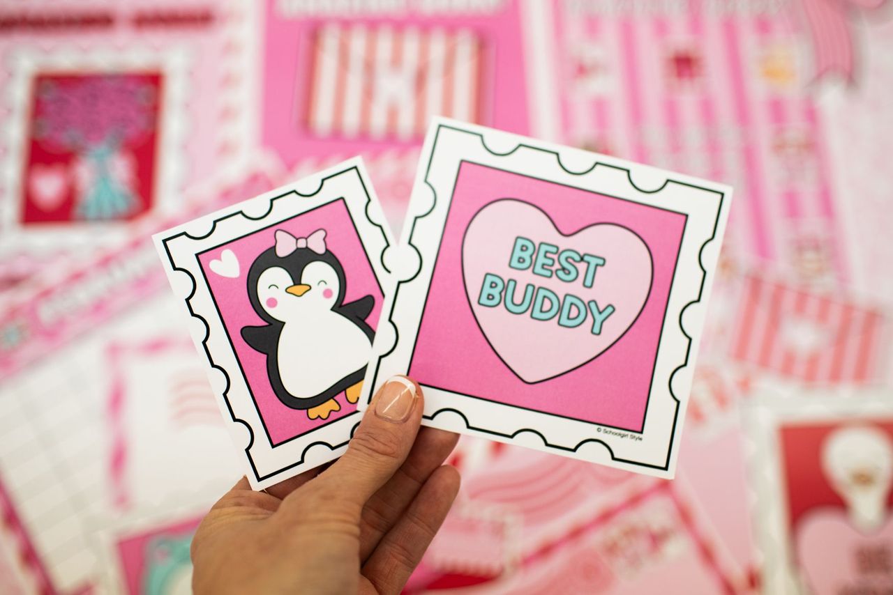 Printable Valentines Stamps Cutouts | Special Edition: Valentine's Day
