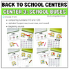 Back to School Phonics and Math Centers | Kindergarten and First Grade