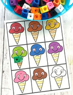 Ice Cream Fine Motor Activities for Pre-K and Preschool