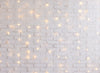 Cozy Vibes | White Washed Brick with Twinkle Lights | Bulletin Board Paper | Schoolgirl Style