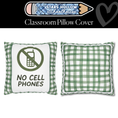 Load image into Gallery viewer, No Cell Phones Classroom Pillow Cover | Stars Hollow Schoolhouse
