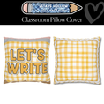Load image into Gallery viewer, Let's Write Classroom Pillow Cover| Stars Hollow Schoolhouse
