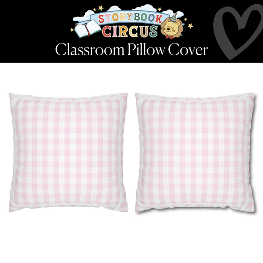 Pink Lemonade Slushie Classroom Pillow Cover | Storybook Circus