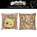 Load image into Gallery viewer, Vintage Circus Lion Classroom Pillow Cover | Storybook Circus
