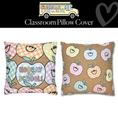 Load image into Gallery viewer, Kraft Paper Apple Checkerboard Classroom Pillow Cover | A Year in Pastel
