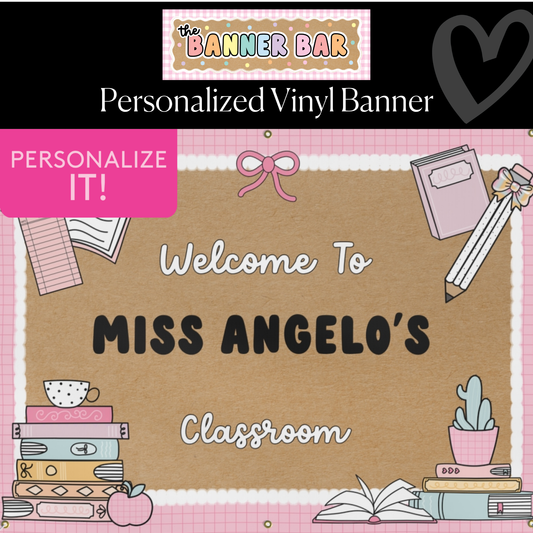 The Storybook Classroom Personalized Banner | Banner Bar