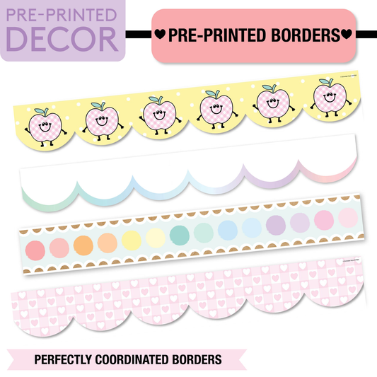 No Prep No Cut Classroom Decor Bundle | A Year In Pastel