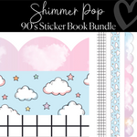 90's Sticker Book Border Bundle | Bulletin Board Borders | Schoolgirl Style