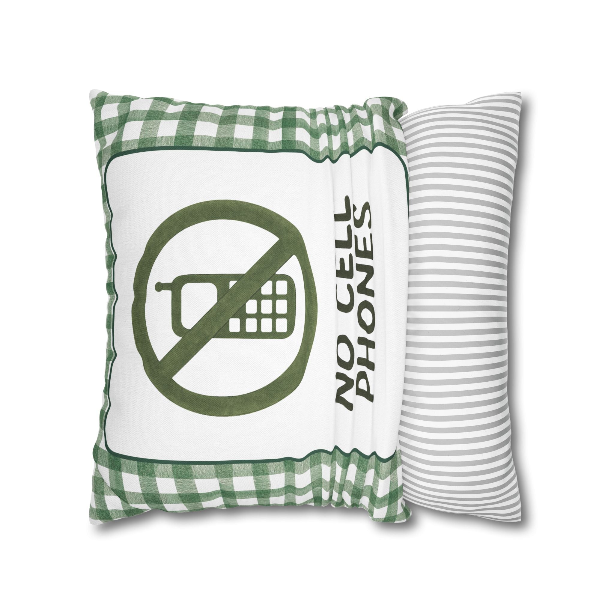 No Cell Phones Classroom Pillow Cover | Stars Hollow Schoolhouse