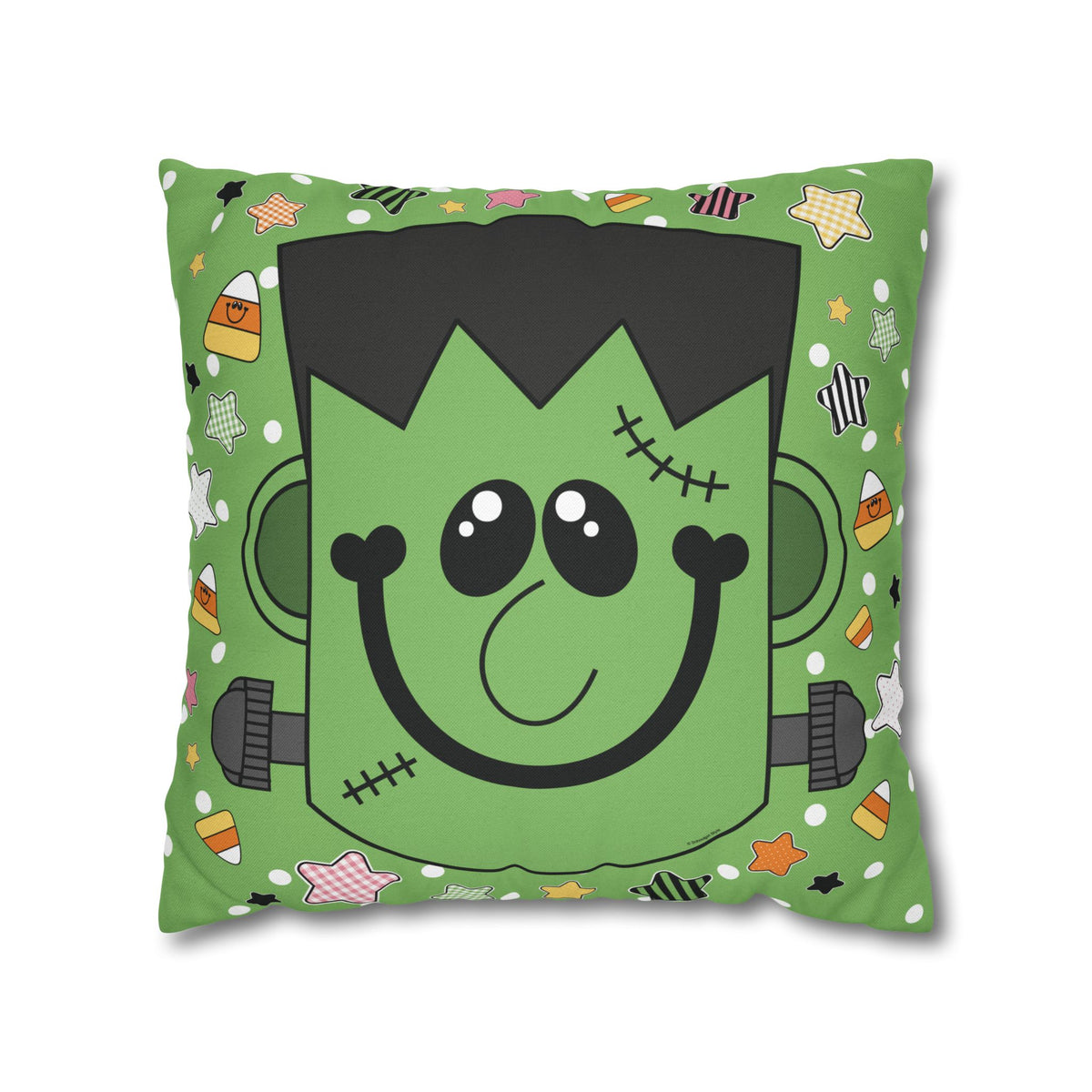 Sweet Little Frankie Halloween Classroom Pillow Cover | 90s Teacher