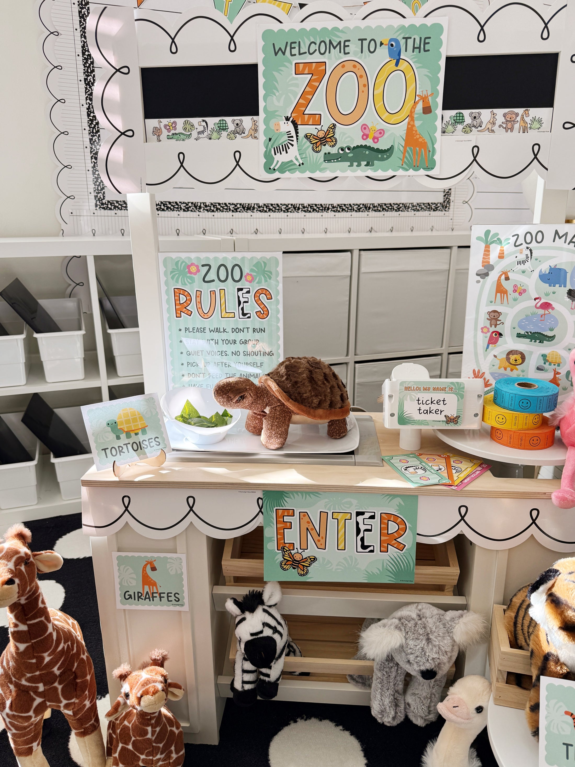 Printable March Dramatic Play At The Zoo