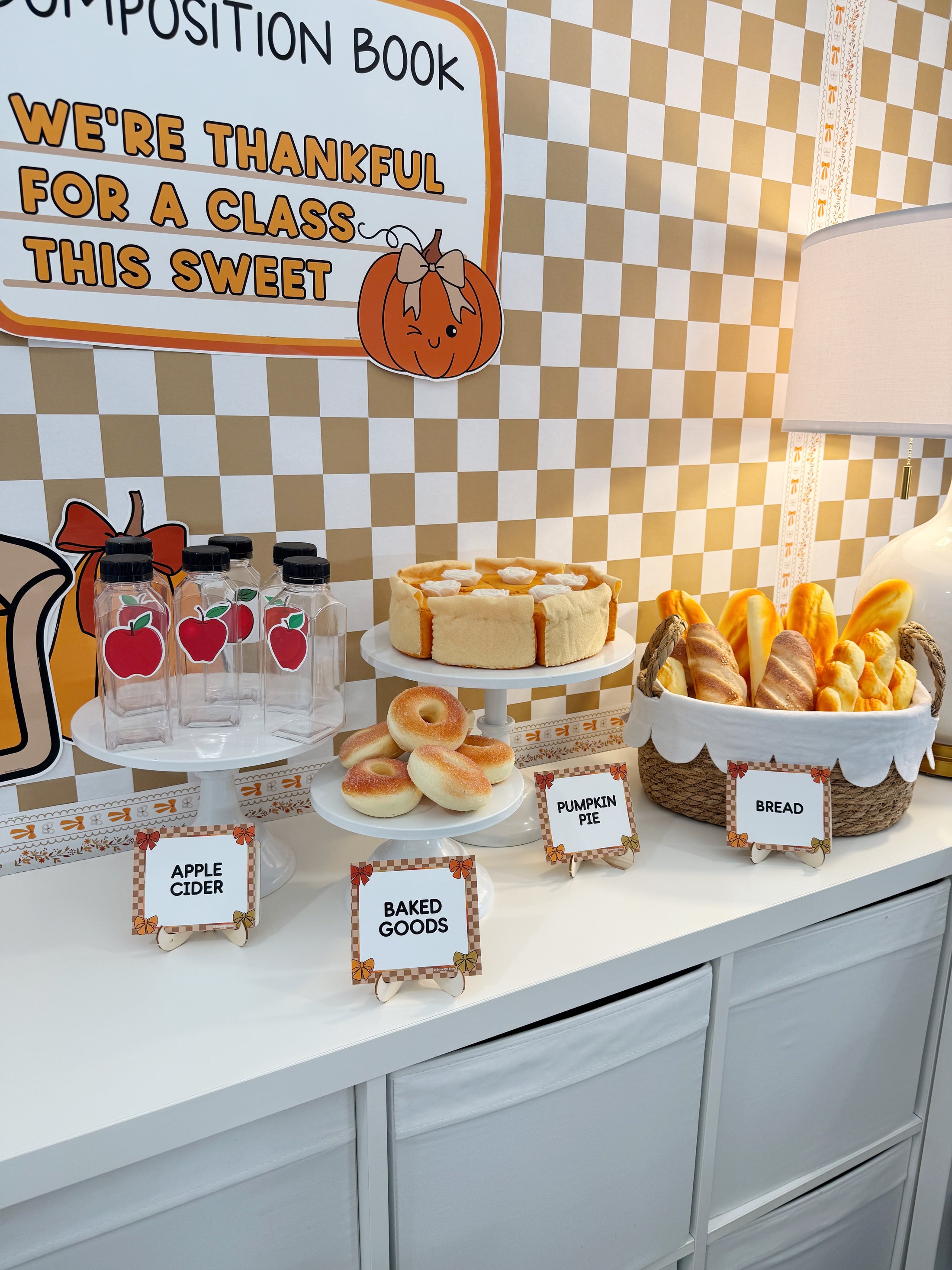 Printable November Dramatic Play Pumpkin Spice Cafe