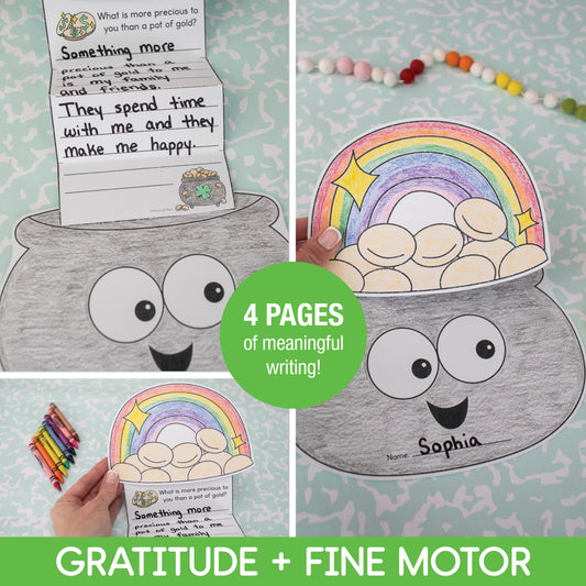Printable March More Precious Than A Pot Of Gold Craftivity