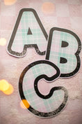 Load image into Gallery viewer, Printable Christmas Plaid Uppercase Letters | Frosted School Days
