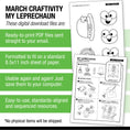Load image into Gallery viewer, Printable March My Leprechaun Craftivity
